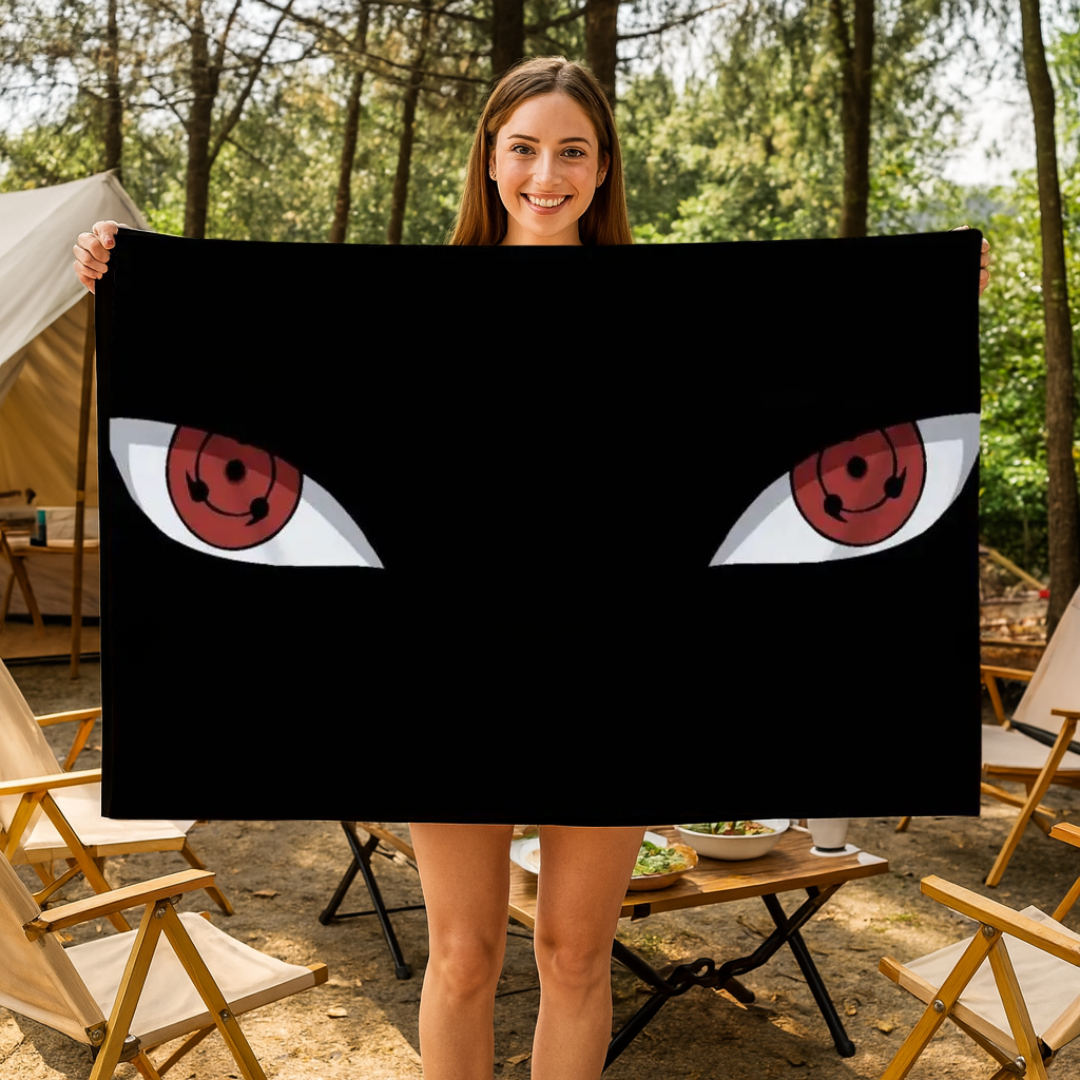 Itachi Uchiwa "Awakened Sharingan" Flag – Naruto™