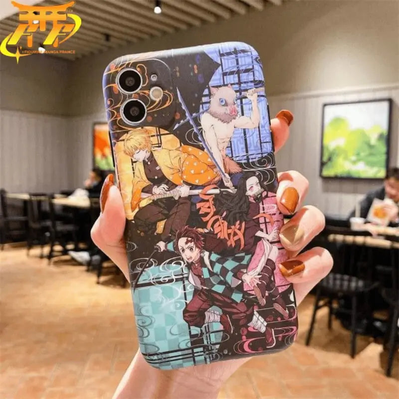 Iphone case Tanjiro Nezkuo Inosuke and Zenitsu - Demon