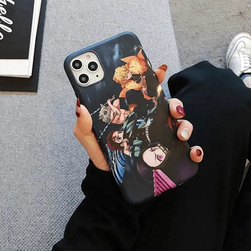 Iphone case Tanjiro Nezuko Zenitsu and Inosuke - Demon