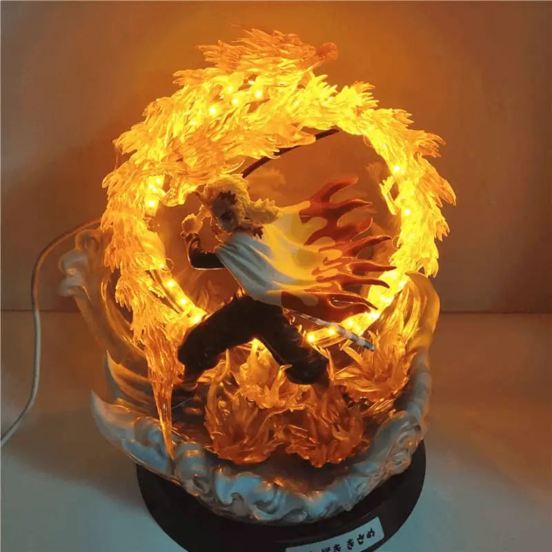Kyojuro Rengoku Breath of the Flame LED Figure - Demon