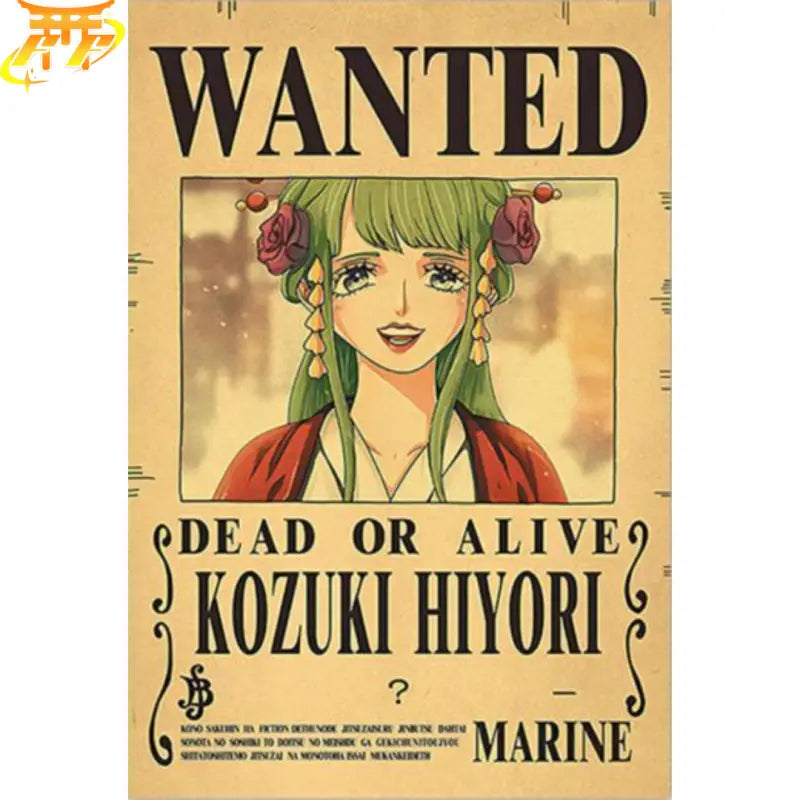 poster-wanted-hiyori-one-piece™