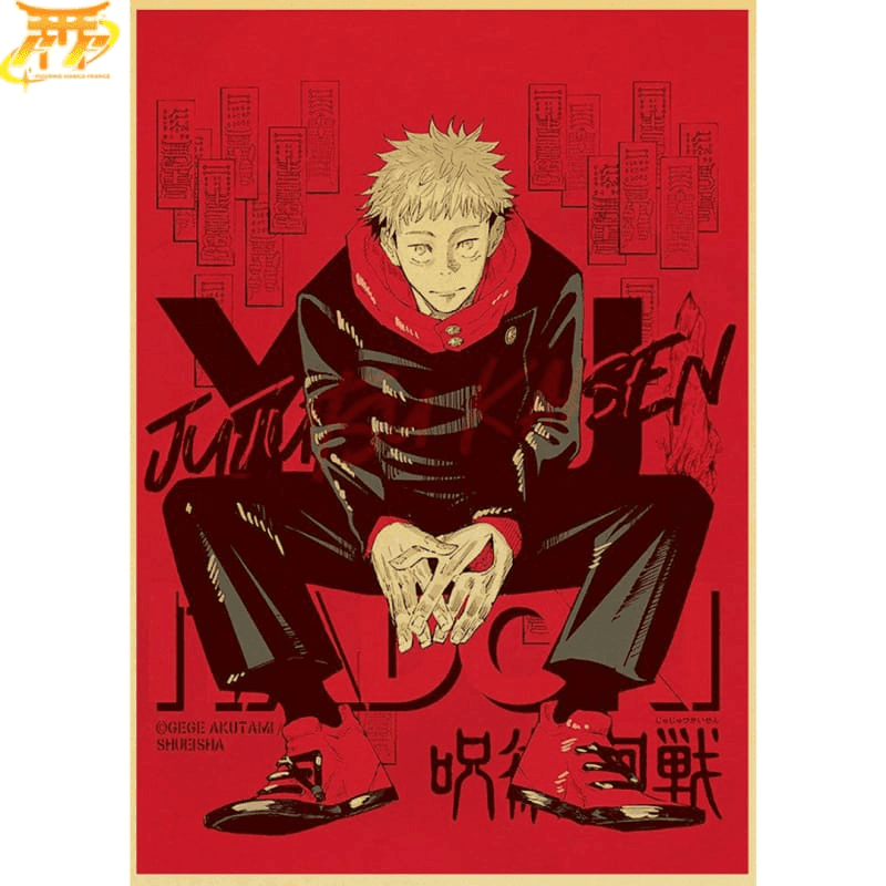 Poster Japanese Style - Jujutsu Kaisen - Yuji Itadori Variant 01 LL3804 -  Propaganda World