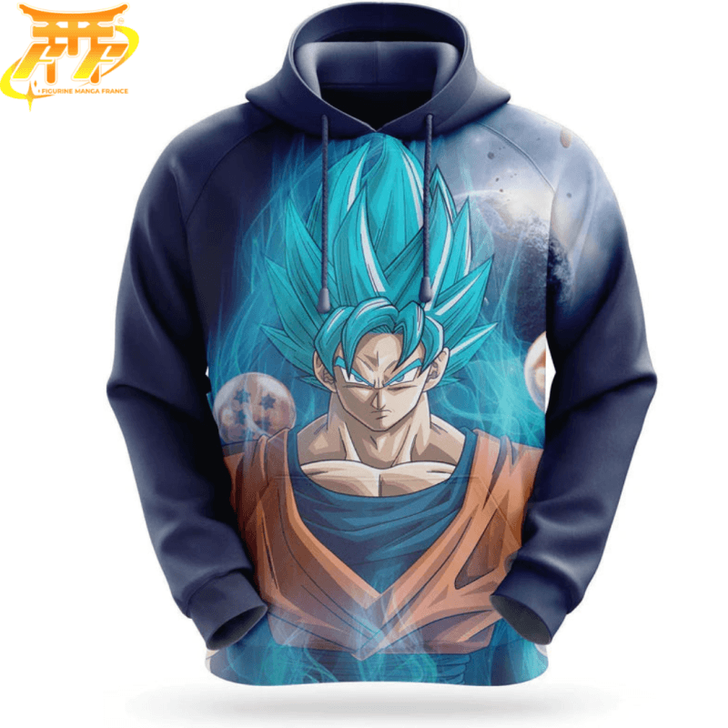 Hoodie Son Goku Super Saiyan Blue Dragon Ball Z