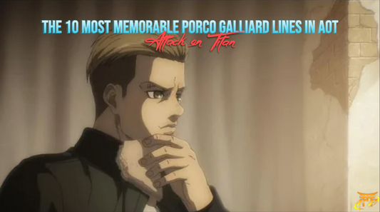 The 10 most memorable Porco Galliard lines in AOT