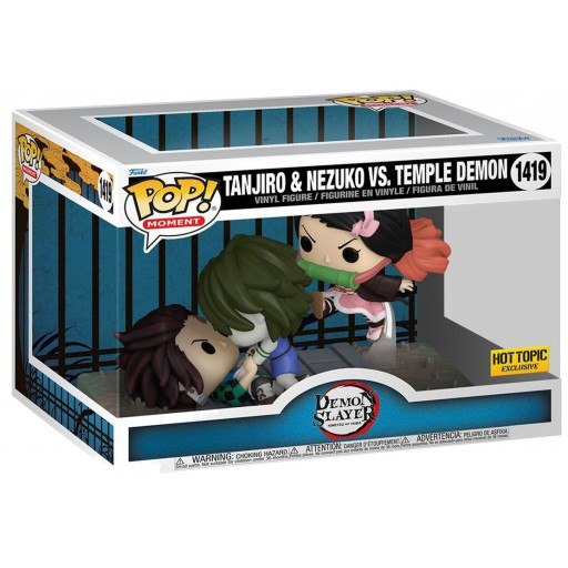 Tanjiro & Nezuko vs The Temple Demon Figure POP - Demon Slayer™