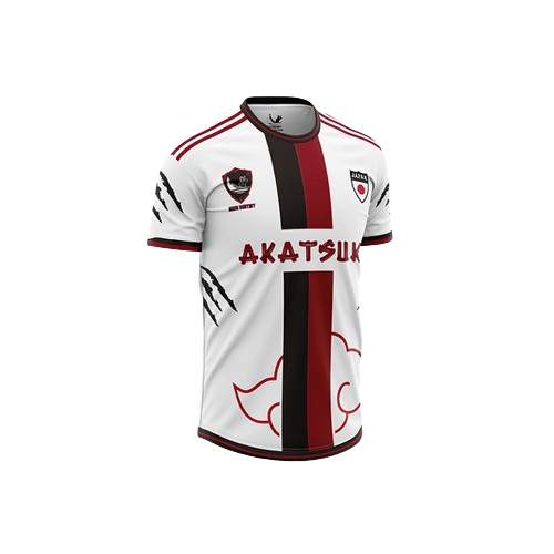 Akatsuki White Football Shirt - Naruto Shipudden™