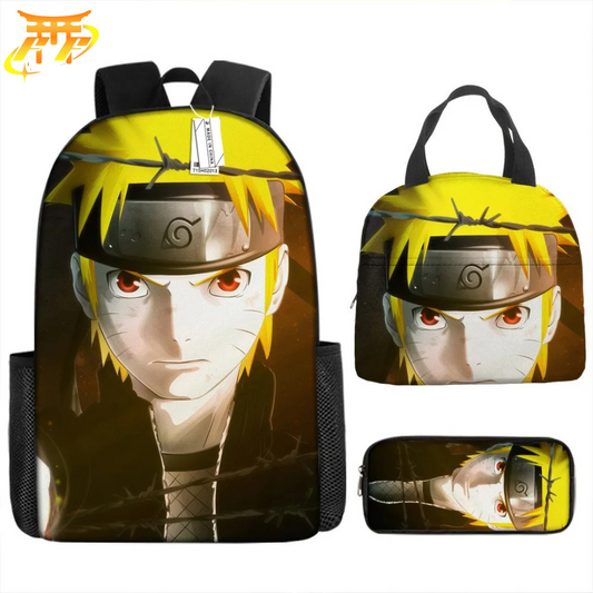 Naruto Shunin Backpack + Pencil Case + Bag - Naruto Shippuden™