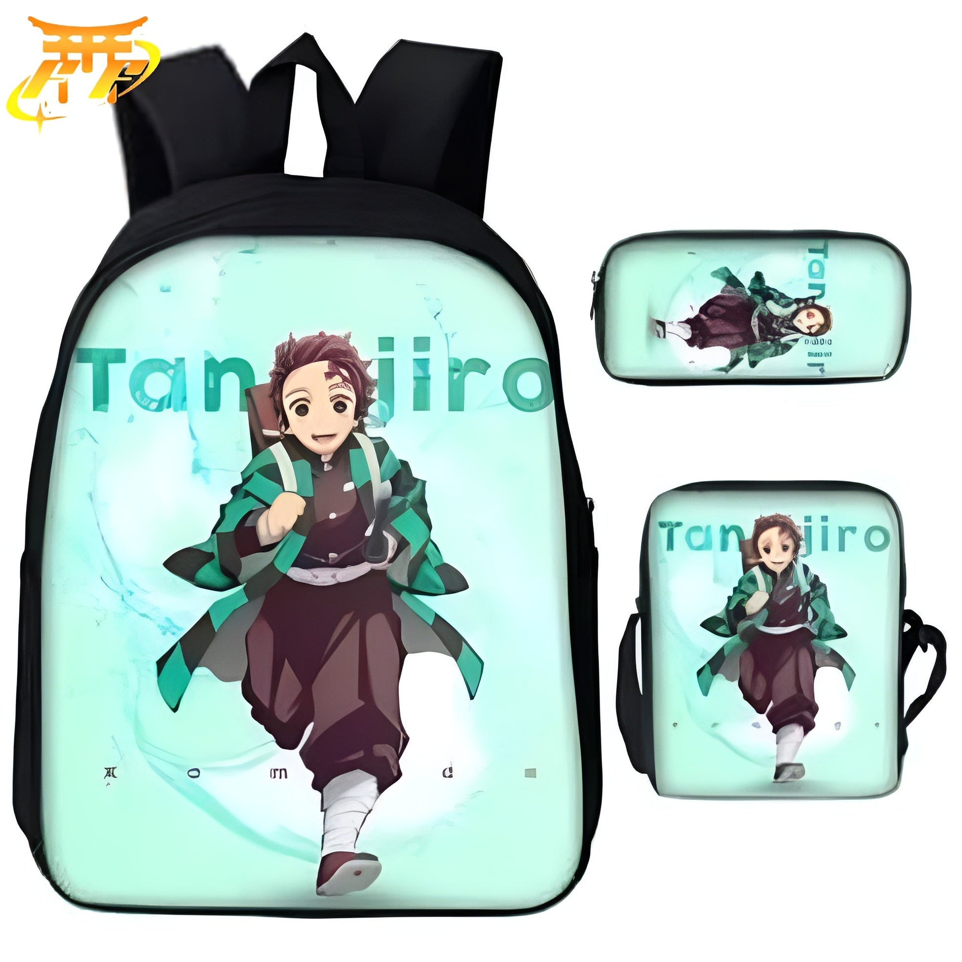 Tanjiro Backpack + Pencil Case + Bag - Demon Slayer™