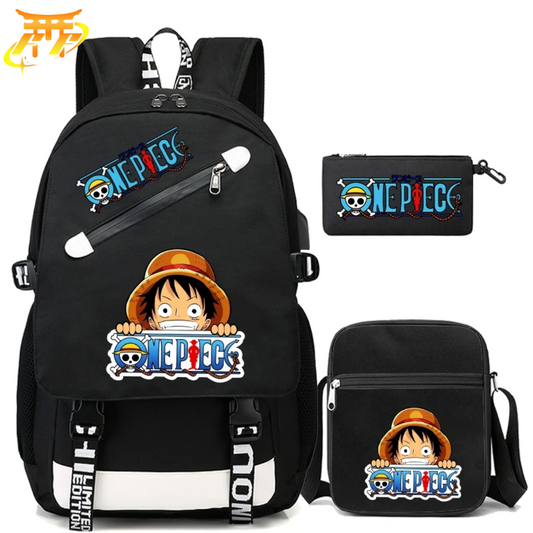 Logo Backpack + Pencil Case + Bag - One Piece™