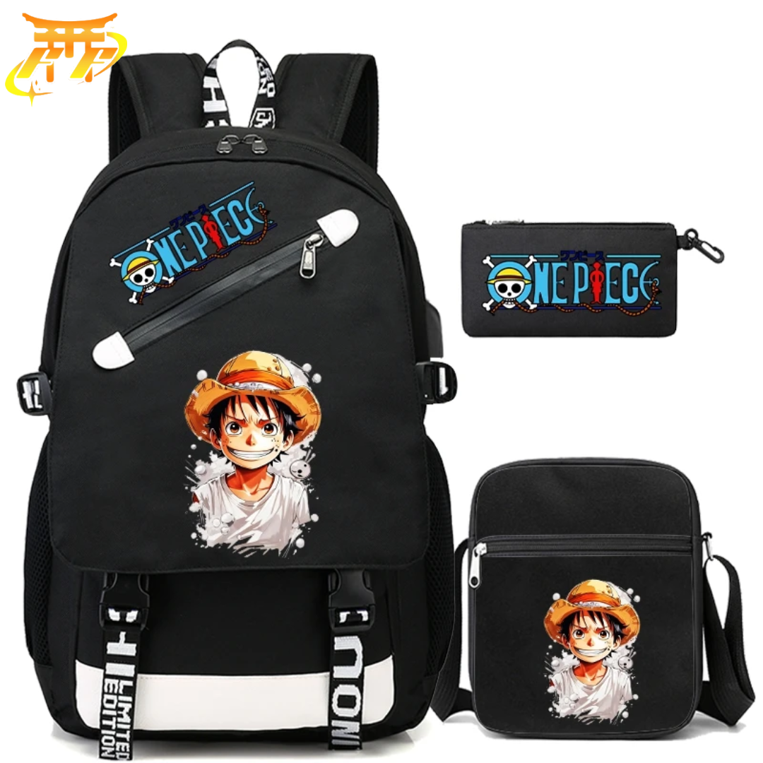 Luffy Backpack + Pencil Case + Bag - One Piece™