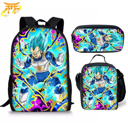 Vegeta SSJ Blue Backpack + Pencil Case + Bag - Dragon Ball Z™