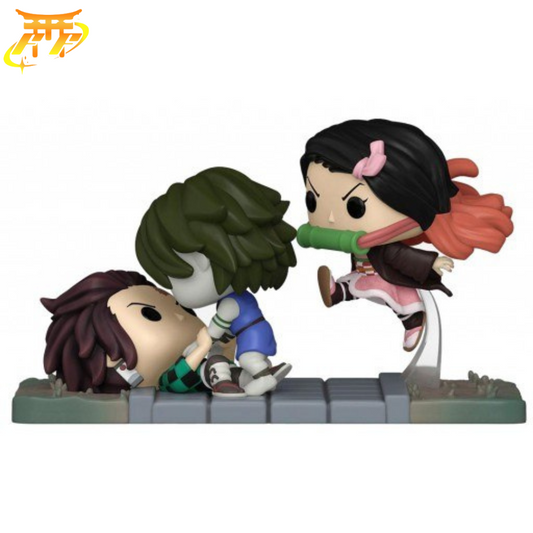 Tanjiro & Nezuko vs The Temple Demon Figure POP - Demon Slayer™