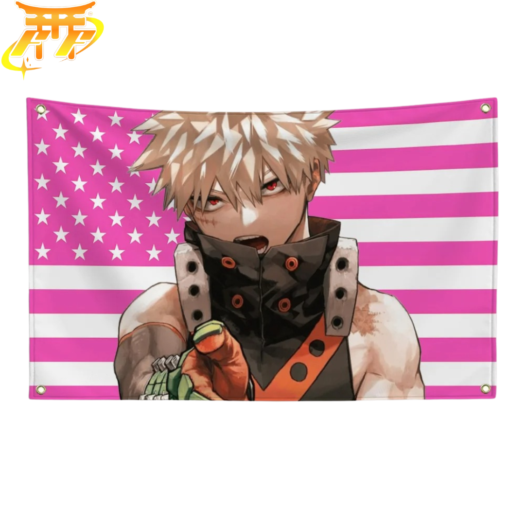 Katsuki Bakugo "Heroic Explosion" Flag – My Hero Academia™