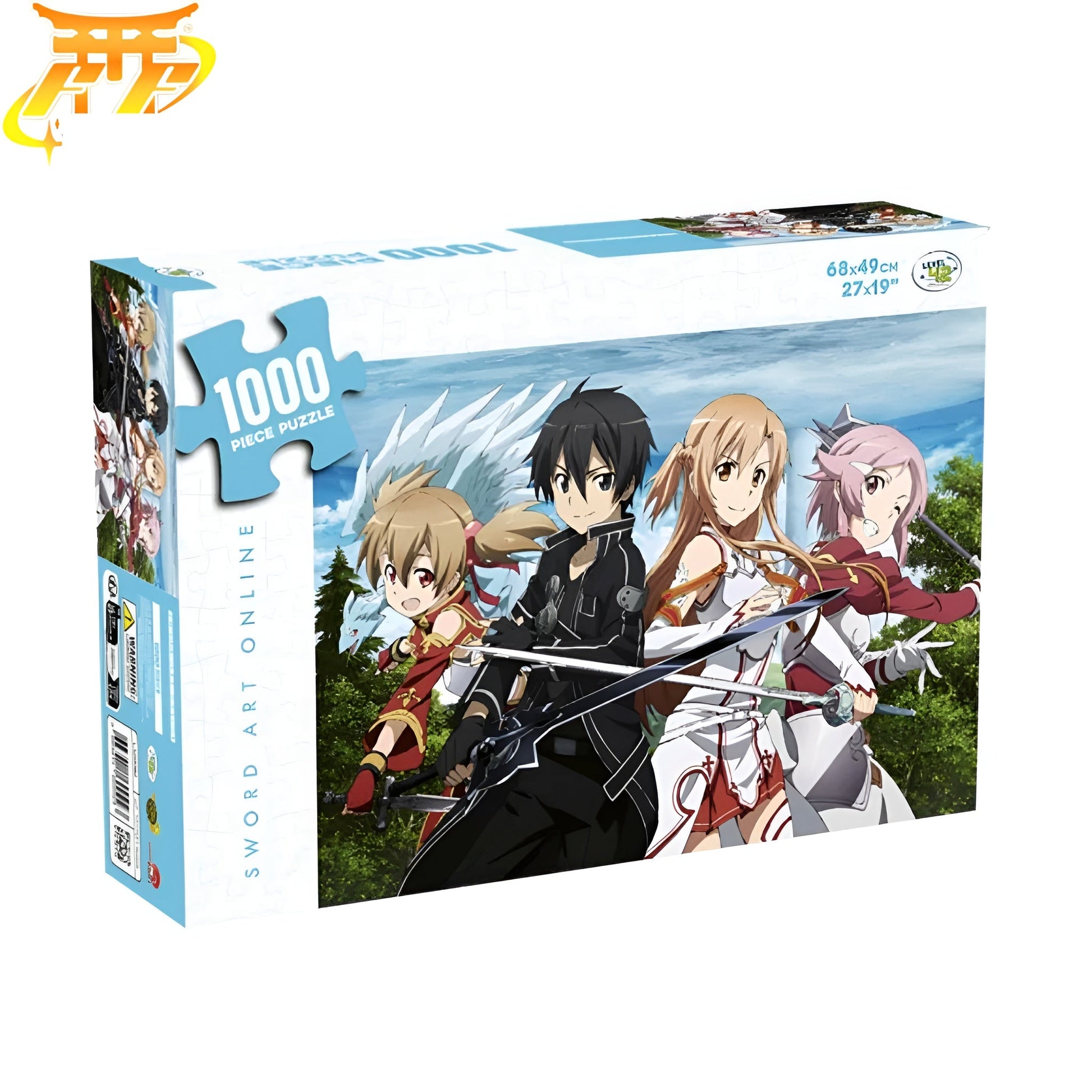Kirito, Asuna, Lisbeth and Silica Puzzle - Sword Art Online™