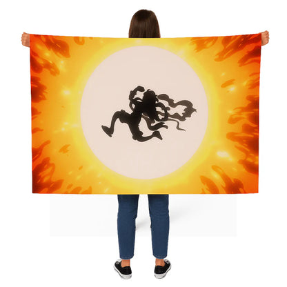 Luffy "Gear 5 Silhouette" Flag - One Piece™