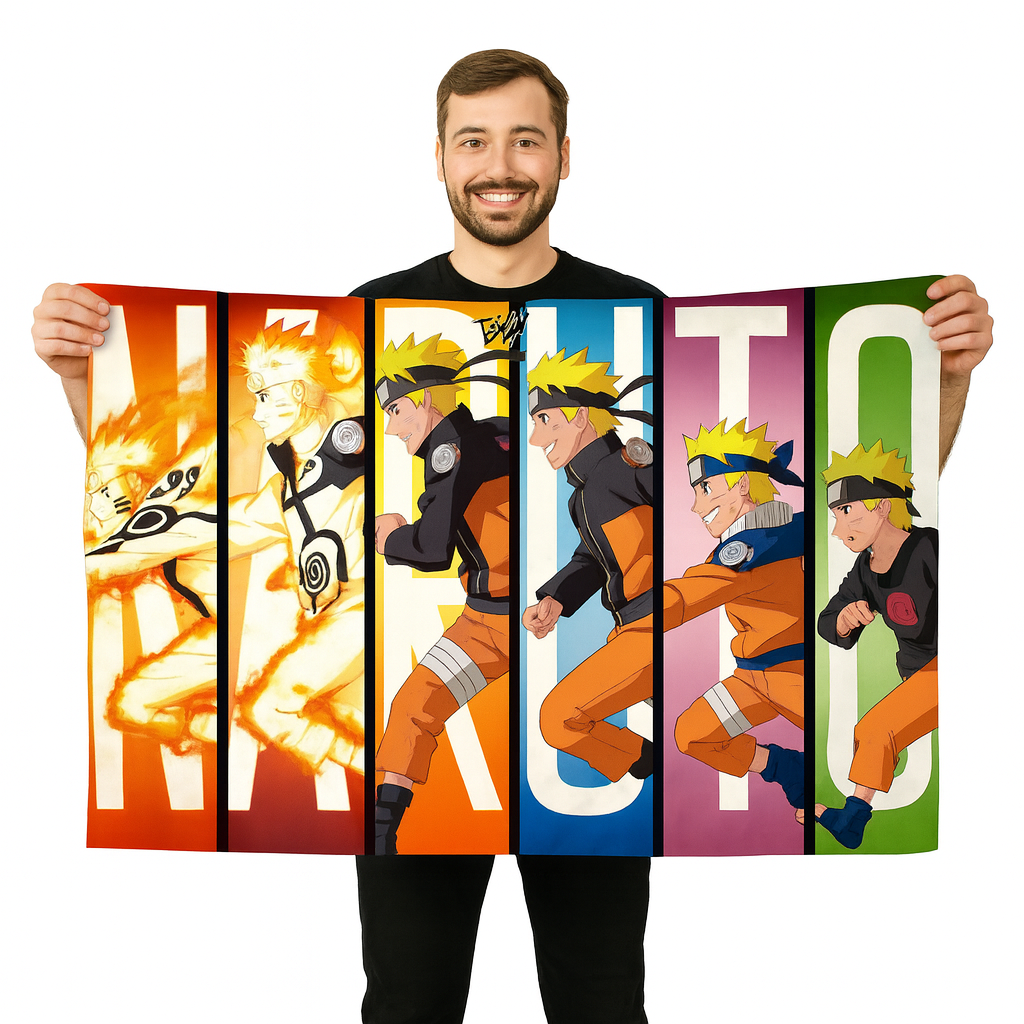 Naruto "Evolution of the Hero" Flag - Naruto™