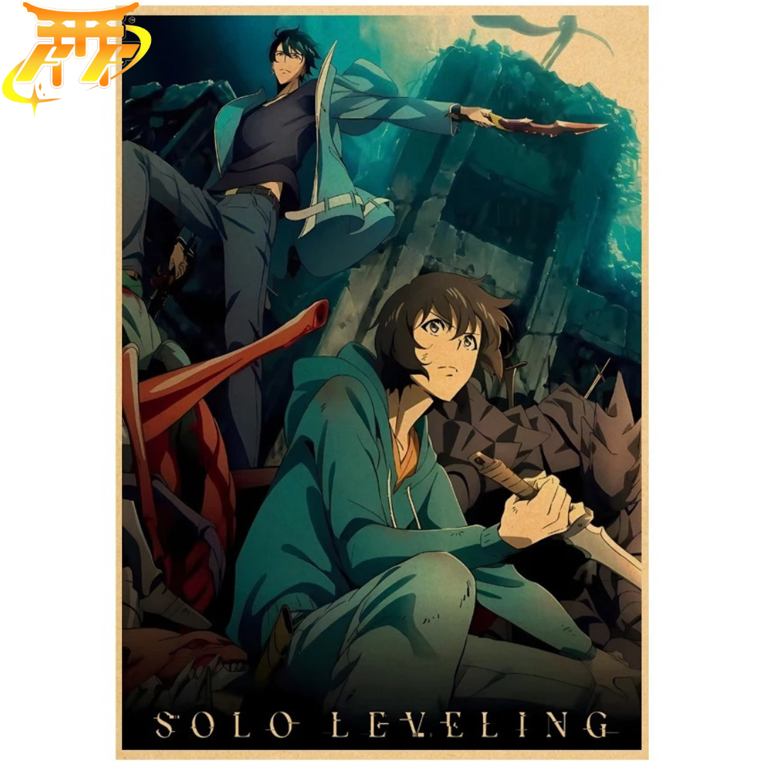 Sung Jin-Woo "Dungeon Beginning" Poster – Solo Leveling™