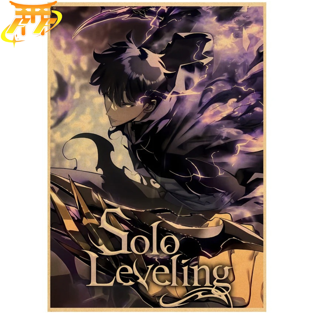 Sung Jin-Woo "Monarch’s Power" Poster – Solo Leveling™