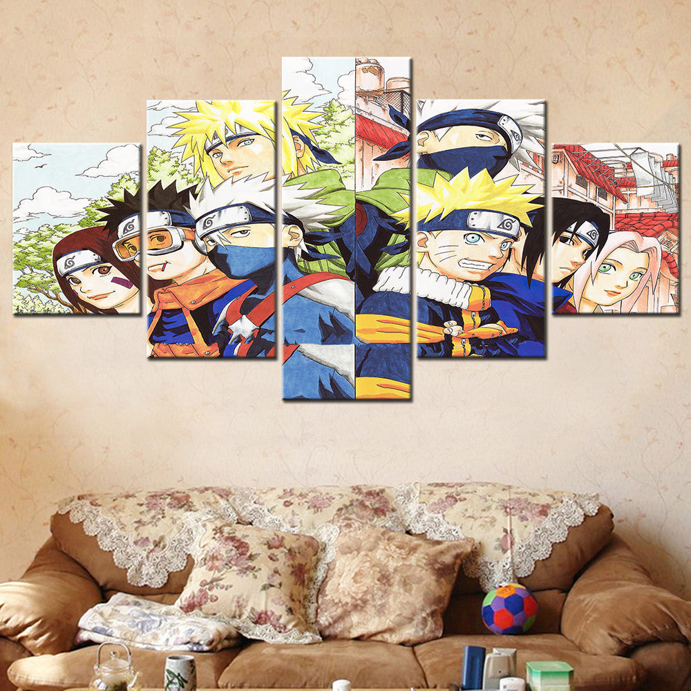 Team 7 1st and 2nd Generation Painting - Naruto Shippuden™