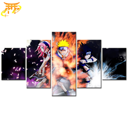 Team 7 Signature Attack Painting - Naruto Shippuden™