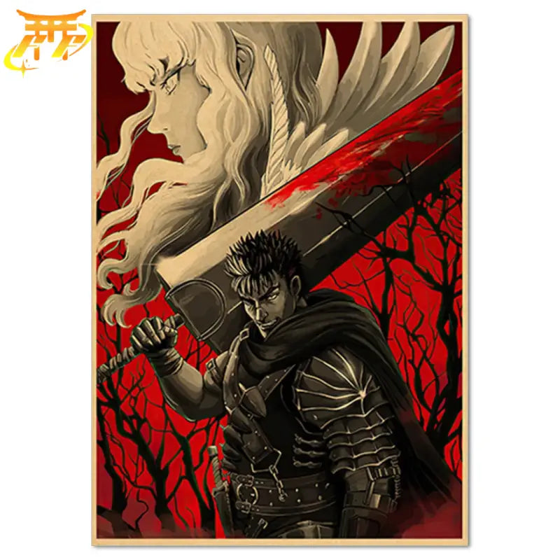 Guts and Griffith "A Sad Friendship" Poster - Berserk™