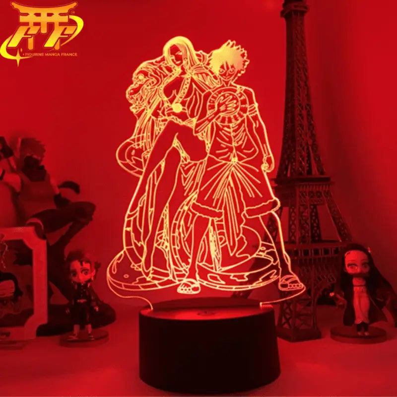 Lamp Led Luffy 2D3Y x Hancock One Piece