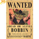 Poster Wanted Bobbin - One Piece™