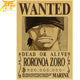 Roronoa Zoro Wanted Poster - One Piece™