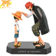 Shanks figure with Monkey D Luffy - One Piece™