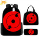 Sharingan 2 Tomoe Backpack + Pencil Case + Bag - Naruto Shippuden™