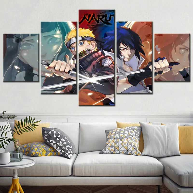 The Blades of Determination Painting - Naruto Shippuden™