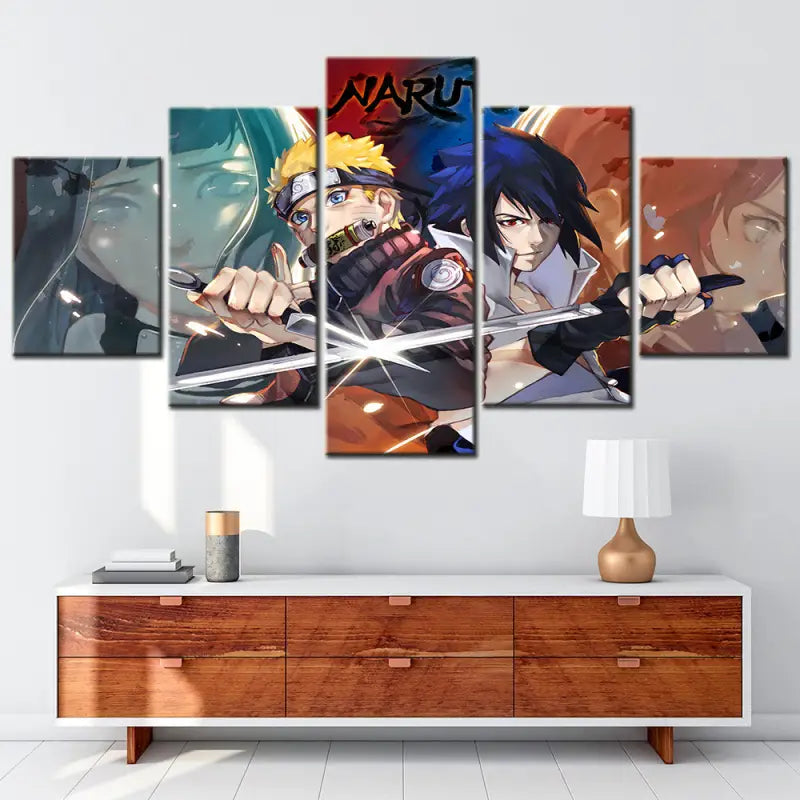 The Blades of Determination Painting - Naruto Shippuden™