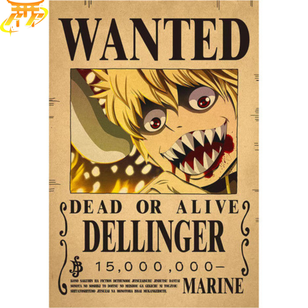 poster-wanted-dellinger-one-piece™