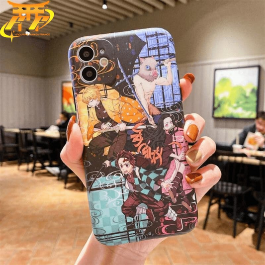 Iphone case Tanjiro Nezkuo Inosuke and Zenitsu - Demon 