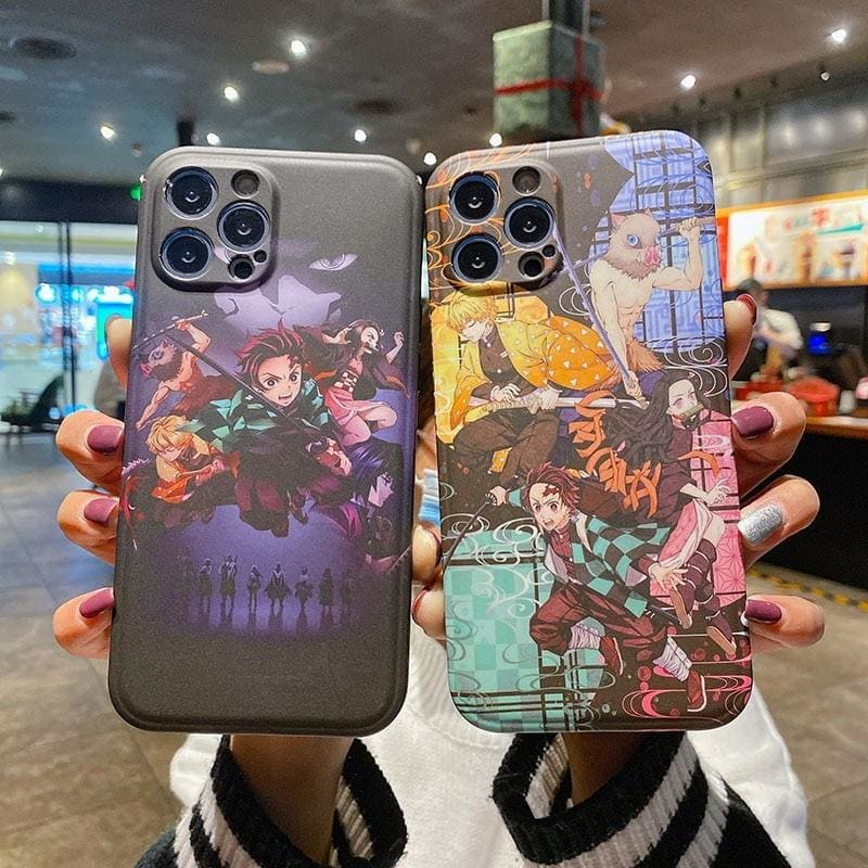 Iphone case Tanjiro Nezkuo Inosuke and Zenitsu - Demon 