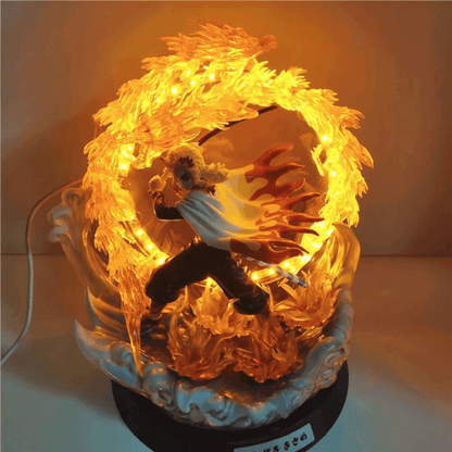 Kyojuro Rengoku Breath of the Flame LED Figure - Demon 