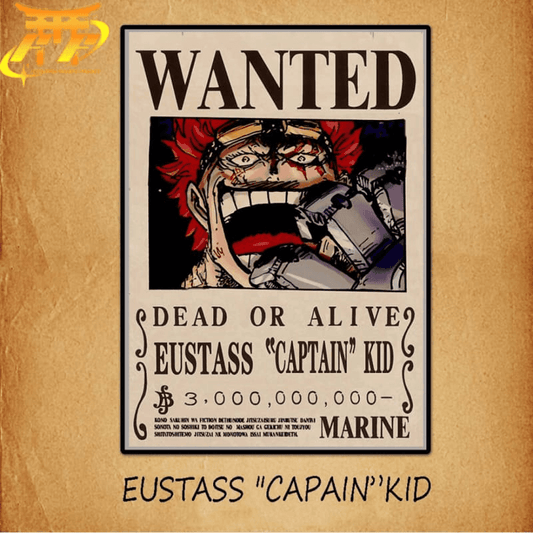 Wanted Eustass Captain Kid Poster - One Piece™