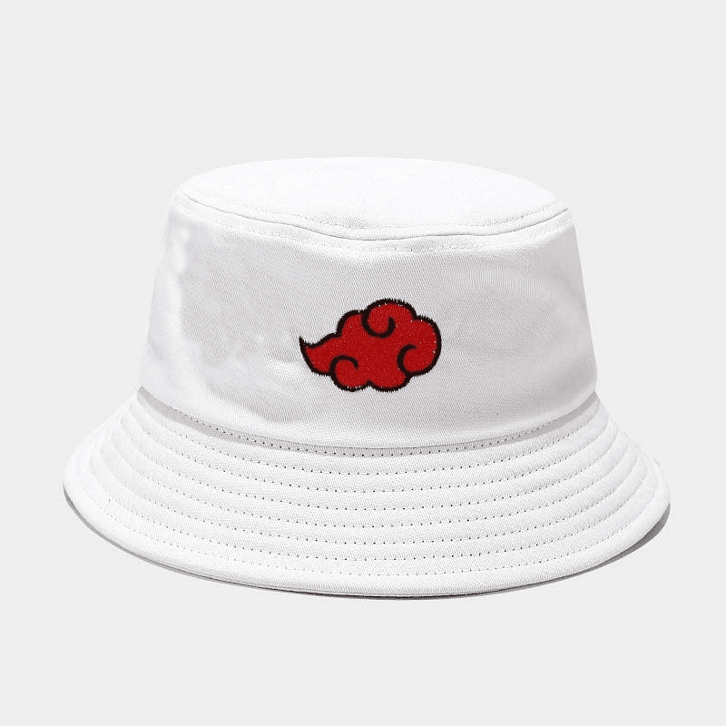 White Akatsuki Bucket Hat - Naruto Shippuden™