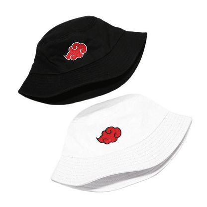 White Akatsuki Bucket Hat - Naruto Shippuden™